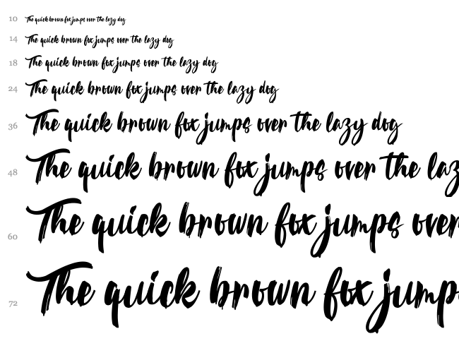 Calypsoka font waterfall